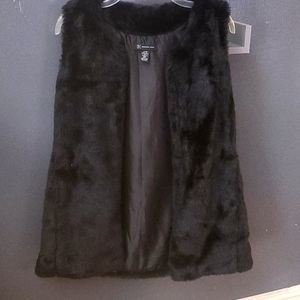 FAUX MINK FUR VEST With MATCHING HEADBAND!